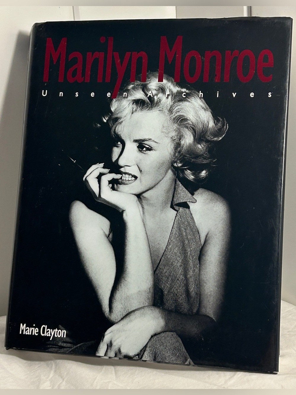 Vintage Marilyn Monroe Unseen Archives Hardcover Book by Marie Clayton photos